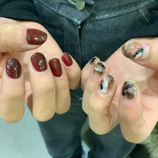 ネイル 似合わせレイヤーʚɞ ハッシュカットriiのヘアスタイル