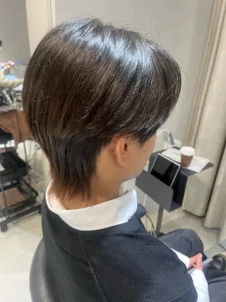 パーマ メンズ メンズセンターパート 🇰🇷wakanaのヘアスタイル