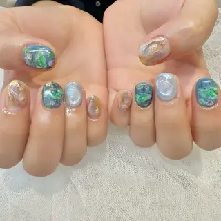 ネイル 新井 ひなののネイルデザイン