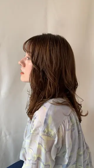 セミロング 銀座🤍ボブ/ ミディアム/佐野夢美のヘアスタイル