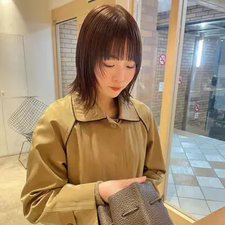 ミディアム ANY所属・透明感カラー sayaᯓ★のヘアスタイル