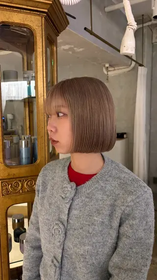 ショート カラー 河村 雛花のヘアスタイル