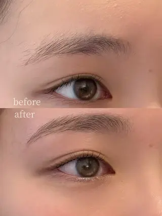 アイブロウ 眉毛&まつげパーマ THE EYEBROW BAR n　【ザ　アイブロウバー　エヌ】所属・渋谷・表参道サロン yukaの眉毛・アイブロウイメージ