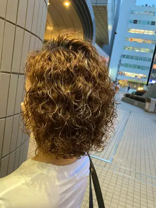 ミディアム パーマ SHAFT Ieiriのヘアスタイル