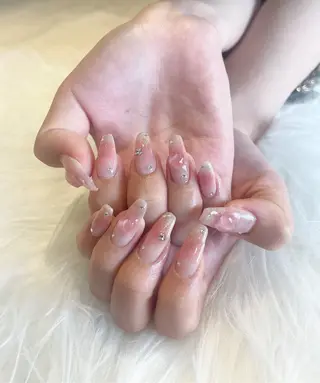 ネイル HOSHI ⭐️辻堂 /藤沢ガーリーネイルのネイルデザイン