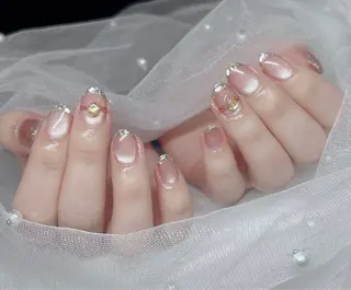 ネイル 🎀PG🩵 ネイルサロンのネイルデザイン