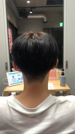 ショート メンズ 🎀縮毛矯正.暗髪 .艶髪🩶ちひろのヘアスタイル