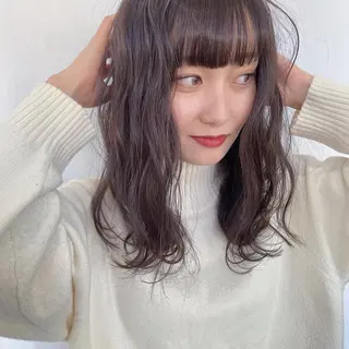 ミディアム Kouta/似合わせ /パーマ/カラーのヘアスタイル