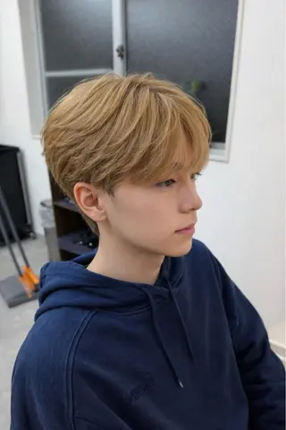 メンズ 韓国特化/パーマ/ ダウンパーマ/下田のヘアスタイル