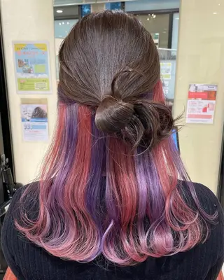 ロング カラー ヘアアレンジ 井上 武輝のヘアスタイル