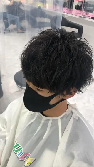 ミディアム カラー パーマ ヘアアレンジ メンズ メンズ特化美容師 aiのその他イメージ