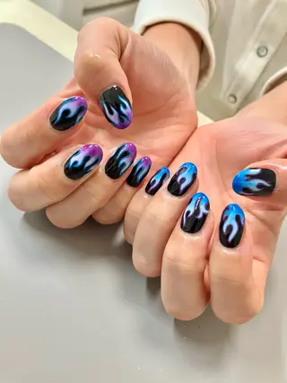 ネイル 京都桂/フィルイン /自爪育成/三品のネイルデザイン