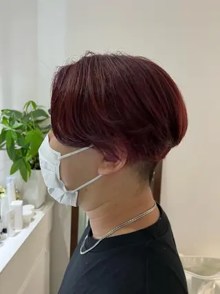 ショート カラー メンズ ケアブリーチ/ili 村上佳那多のヘアスタイル