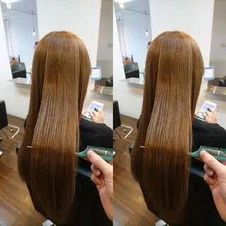 ロング カラー 原田 祥彰のヘアスタイル