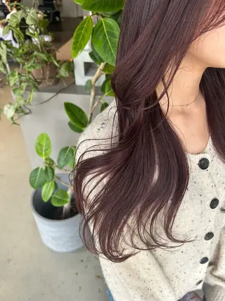 セミロング haruki所属・. nozomiのヘアスタイル