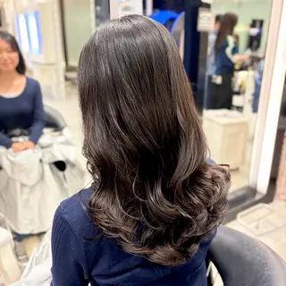 セミロング パーマ 🌸銀座No.1パー マ🌸いでいあやのヘアスタイル