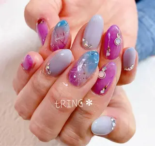 ネイル tRING＊ しいの木台のネイルデザイン