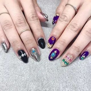 カラー ネイル Cozy_ ilumのネイルデザイン