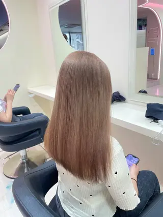 ロング カラー ヘアアレンジ 🎀 yuuka🎀のヘアスタイル