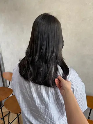 ミディアム 伶風/ボブ/ ヘーゼルベージュのヘアスタイル