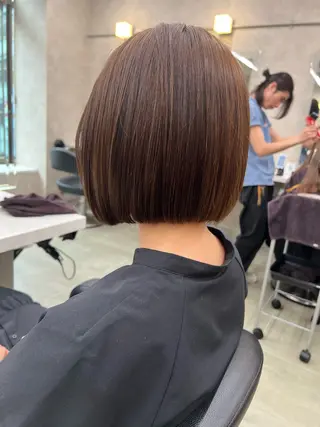 ミディアム カラー 韓国レイヤーカット /REIのヘアスタイル