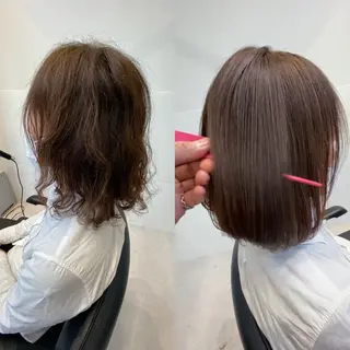 ミディアム 髪質改善/縮毛矯正 /naokiのヘアスタイル