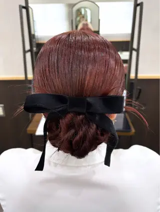 ミディアム ヘアアレンジ 🦄🩵YUNA 🩵🦄のヘアスタイル