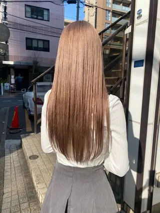 ロング カラー 🐾Libero🐾 柏　KONOMIのヘアスタイル