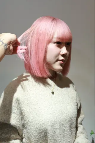 ミディアム カラー ナチュラル・ハイトー ン🏆HINOKIのヘアスタイル