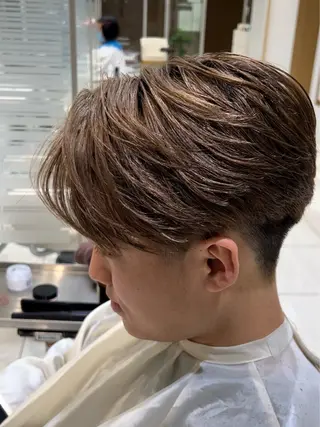 カラー メンズ yuuka/透明感艶 カラー🧚🏼🫧のヘアスタイル