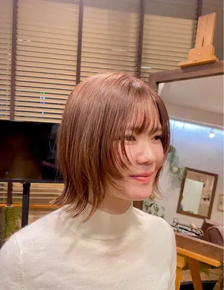 ショート カラー CROCHE クロッシュのヘアスタイル