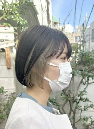 ショート カラー ショート/ボブ /髪質改善/内山翔太のヘアスタイル