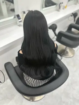 ロング カラー パーマ ヘアアレンジ メンズ キッズ ♥️韓国ヘア レイヤー♥️ゆりのヘアスタイル