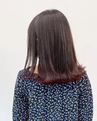 セミロング カラー ⚜️KIRIKA中野 HARADA👼🏻のヘアスタイル