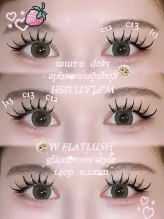 マツエク・マツパ VB KOTOHAのマツエク・マツパデザイン