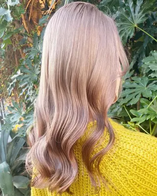 カラー dao/ミルクティー /ブラウン/ブロンドのヘアスタイル