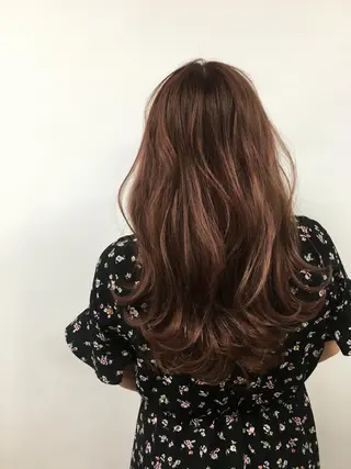 ミディアム due hair 京都駅前店 MILBON オージュア認定サロン【デューヘアー】所属・ハイトーンブリーチ 土坂 由志【京都】のヘアスタイル