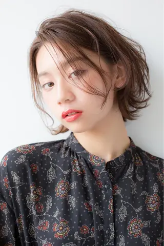 ショート プログレス小平小川所属・フェザー/波巻き 雫石大夢のヘアスタイル