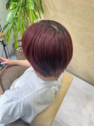 カラー 🫧松尾彩舞樹🫧 アレンジ/艶カラー✨のヘアスタイル