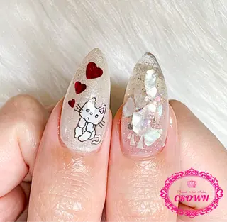 ネイル CROWN プライベートサロンのネイルデザイン