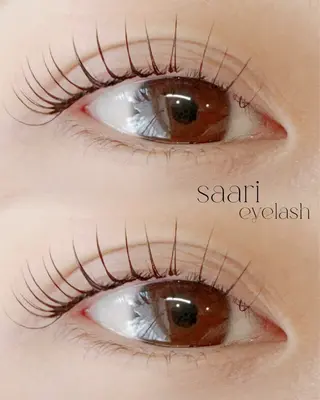 マツエク・マツパ saari eye lash staffのマツエク・マツパデザイン