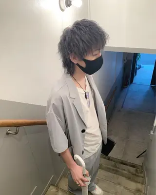 ショート カラー ヘアアレンジ メンズ 🎀暖色カラー🎀 ♡yurika♡のヘアスタイル