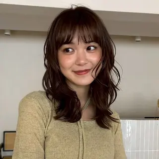 ミディアム カラー 銀座/髪質改善カラー /ボブ/本田 聖のヘアスタイル