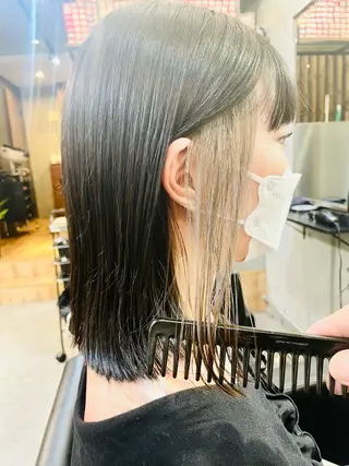 ショート カラー ショートボブ縮毛矯正 髪質改善のプロ山道潤のヘアスタイル