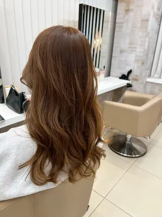 ロング カラー 髪質改善／透明感 NAKAIEのヘアスタイル