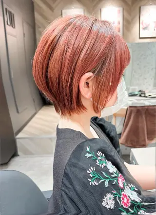 ショート カラー LA KING GINZA TOKYO所属・🧡ショートの達人 🧡SHOのヘアスタイル