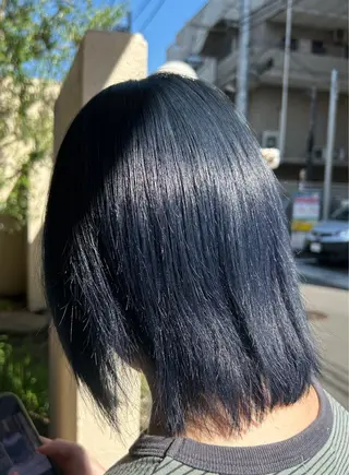 ミディアム カラー 三 浦のヘアスタイル