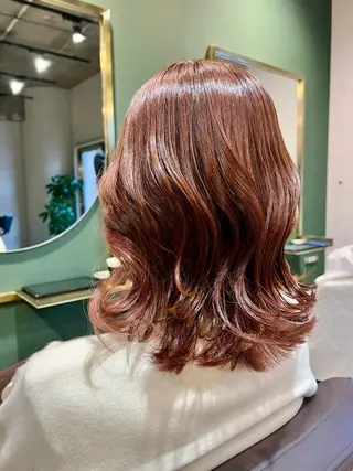 ミディアム カラー カラースペシャリスト しょう🧑🏼‍🎨のヘアスタイル