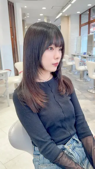 ロング EARTH ケントのヘアスタイル