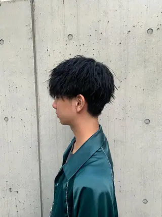 ショート カラー パーマ ヘアアレンジ メンズ キッズ マツエク・マツパ アイブロウ beauty: beast 中目黒店のヘアスタイル